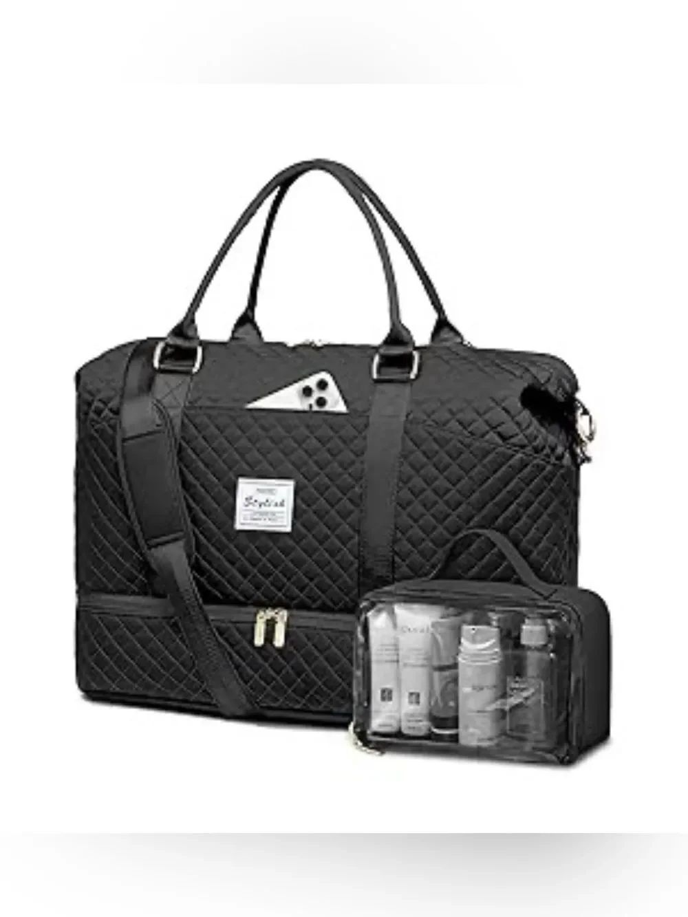 Stylish Weekender Tote Travel Duffle Bag